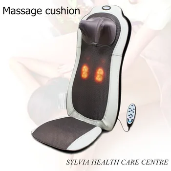 As seen on TV 2016 Electric massage chair cushion full body shiatsu 4d cervical vertebra massage device neck massage pad