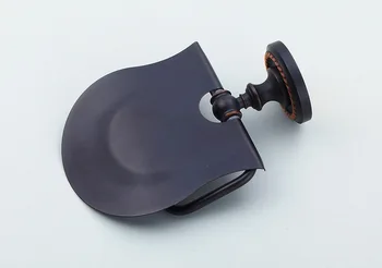 Top quality Wall Mounted Black Finish copper Bathroom Accessories Paper Holder Toilet paper holder accessories