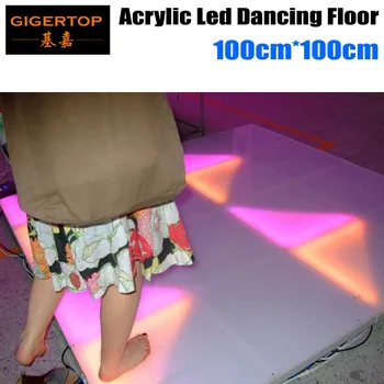 Price RGB Led Dance Floor 100cm*100cm Size 7 DMX 512 Channels Acrylic Stage DJ Party Dance Floor/Night Club Dance Floor