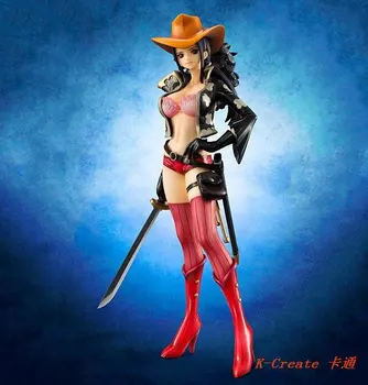July arrival 1pcs Japana anime one piece 2year later POP red Robin pvc figure toy tall 23cm.1pcs newest Robin toy