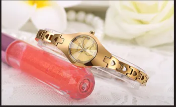 Gift Sweet Heart Hollow Bracelet Watches Women Elegant Fashion Tungsten Steel Wrist watch Small Size Dress Relojes Quartz NW8009