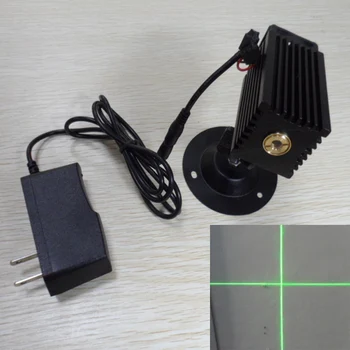 Long bright cross linear green laser marking laser laser head positioner 100MW