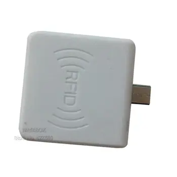 Mini Mobile Phone Card Reader13.56Mhz IC Card Read and Write Micro USB Interface Support Android System + Micro to USB adapter