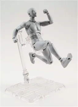 SHF Grey Skin color painted Male Female removable action pvc Figma toy tall 13cm in box hot sell.