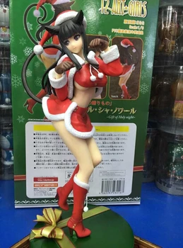 1pcs Anime character Gift of holy night sex Noel Chat Noir action pvc figure toy tall 27cm.