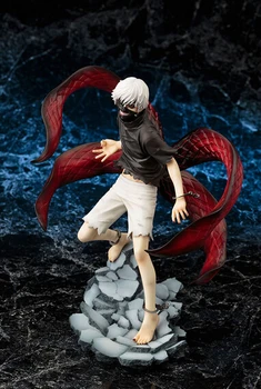 Hot sell 1pcs Tokyo Ghoul Kaneki transform centipede action pvc figure toy tall 22cm in box.
