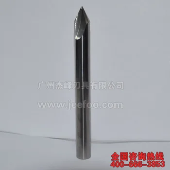 3/8*60Degree*100L Special Two spiral cutter with Angle ,CNC router bits endmill,Angle bits for cnc