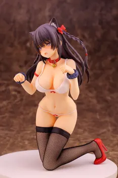 Wholesale 18pcs anime figure Hybrid Heart Magias Alademy Ataraxia sex cat girl action character toy tall 18cm in box via EMS.