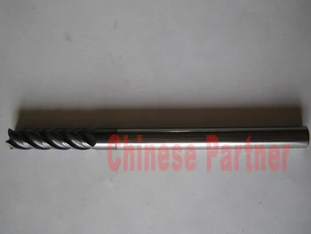 2pcs 8mm hrc60 D8*40*D8*100 Four Flutes Spiral Bit Milling Tools Carbide CNC Endmill Router bits