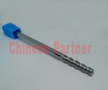1pcs 10mm hrc50 D10*45*D10*150 3 Flutes end mill for Aluminum Spiral Bit Milling Tools Carbide CNC Endmill Router bits