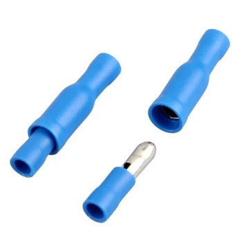 Hot 50 X Blue Male Female Bullet Connector Crimp Terminals Wiring