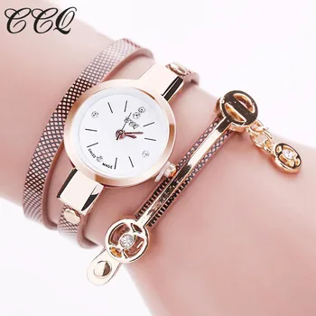 Fashion Women Leather Bracelet Watch Casual Women Wristwatch Luxury Brand Quartz Watch Relogio Feminino Gift 1657