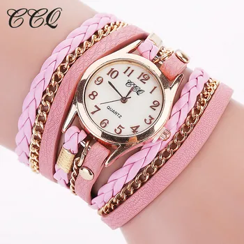 2016 Fashion Casual Wrist Watch Leather Bracelet Women Watches Relogio Feminino BW1071