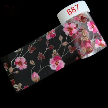 29 Styles Optional Flowers Symphony Nail Art Transfer Foil Stickers Hign Quality Full Fingernail Sticker DIY Decorations Tool