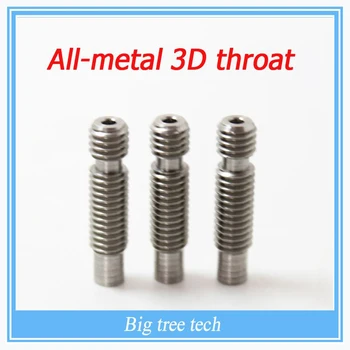 3D Heat Break Hotend Throat M6 M6 For 1.75 mm/3.0mm Filament Stainless Steel 3D Printer