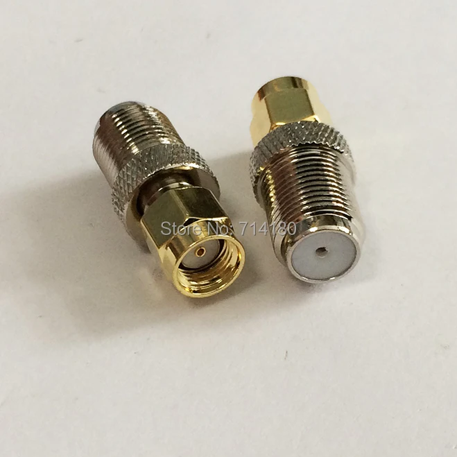 RF Adapter RP SMA Plug Male Switch F Jack Female RF Coaxial Adapter Straight Wholesale