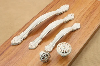 White Color Cabinet Handles and Knobs Cabinet Knobs and Handles Furniture Handles