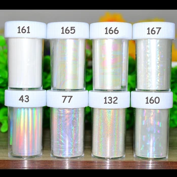 1pc Holographic Nail Foils Starry Sky Glitter Foils Nail Art Transfer Foil Sticker Paper Nail Wraps DIY Nail Foil Accessories