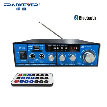 Frankever New Style Bluetooth Hi Fi Digital Audio Car Amplifier Two Channel Home Amplifier Multifunction