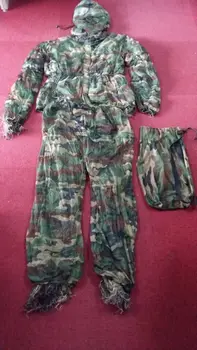 Outdoor Woodland Camouflage Ghillie Suit Military 3D Camouflage Camo Jungle Ghillie suit Army Training Uniform