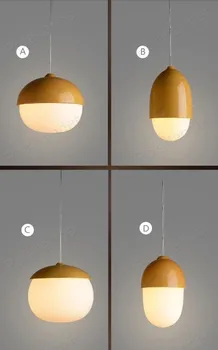 Individuality Creative Mushroom hang lights Chandelier lamp Bedroom Restaurant Bar