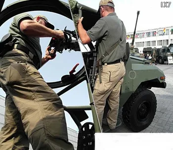 Khaki / Black IX7 Urban Military Army Training Pant Hiking Hunting Camping Combat Tactical Cargo Pants Trousers