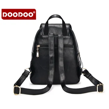 Black Backpacks for Women 2016 New Backpack Woman Shoulder Bag Microfiber Synthetic Leather Backpacks for Teenage Girls