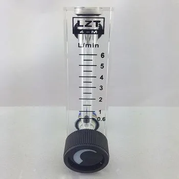 LZT-4T 0.6-6 LPM 0.6-6 L/min Square Panel Gas liquid Flowmeter Flow Meter rotameter LZT4T Tools Flow Measuring