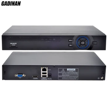 GADINAN 8CH 1080P or 12CH 960P NVR H.264 for IP 2MP 1.3MP 1MP CCTV P2P Video Recorder Netwerk Support 2HDD Ports HDMI FTP Alarm