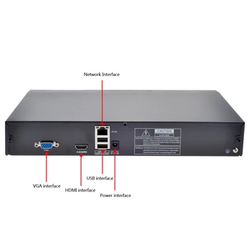 GADINAN 8CH 1080P or 12CH 960P NVR H.264 for IP 2MP 1.3MP 1MP CCTV P2P Video Recorder Netwerk Support 2HDD Ports HDMI FTP Alarm