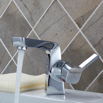 Ping BAKALA Luxury banheiro Chromed Brass single handle single hole faucet for bathroom faucet tap bathroom FA-5901