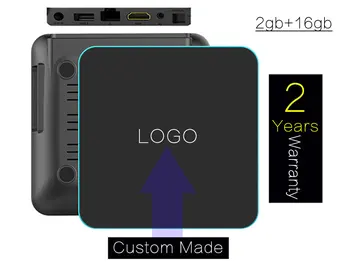 1PCS Custom Made Qplus-2gb/16gb 2 years warranty Android6.0 TV boxes IPTV 4K KODI16.1/Kodi17.0 A53 S912 octa core Bluetooth