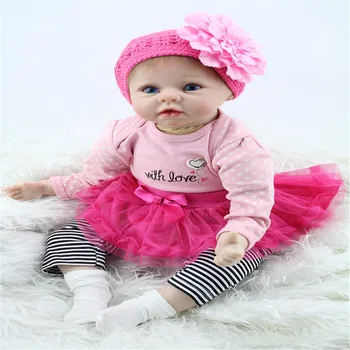 Lifelike reborn baby doll wholesale baby dolls Christmas gift for girl baby