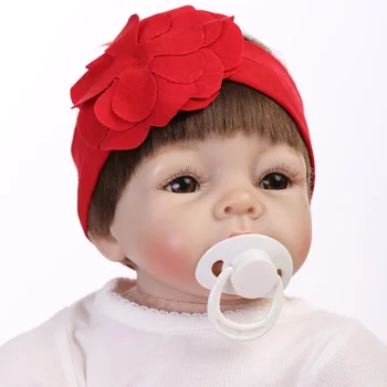 New 55CM Silicone reborn babies doll toys for girl lifelike reborn babies play house toy birthday gift girl brinquedos bonecas