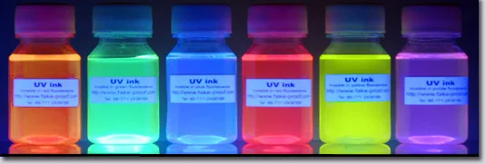 Anti fake fluorescent ink invisible colorless fluorescent anti-counterfeit ink invisible ink ink screen printing 100 g 100 ml