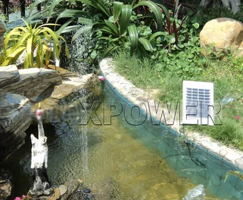 JT-280-5W 160CM 400L/H 12V DC Brushless Motor Solar Water Pump Kit Simulation Landscape Fountain with Solar Panel