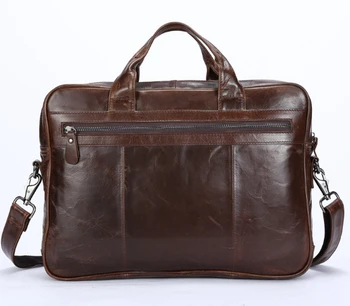 2017 new men's Genuine Leather casual business briefcase multi-functional bags Messenger men's Shoulder Crossbody Laptop handbag