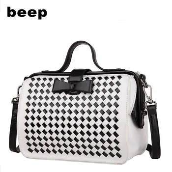 BEEP high-quality fashion brand new 2017 portable leather shoulder bag counter genuine, women's well-known brands