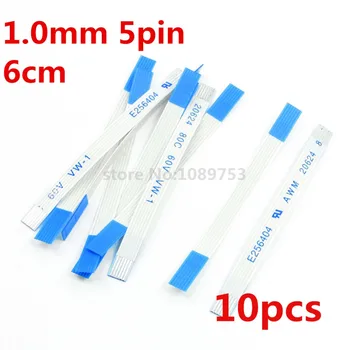 10pcs/lot Length 60mm 6cm Pitch 1.0mm 5 pin Isotropy Type A Flexible Flat Cable Wire