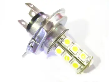 One pair H4 LED Auto Fog Light LED Car 18LED SMD White Bulbs Lights 12V LED car fog Lamps