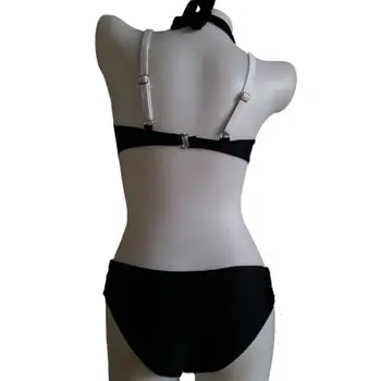 2017 New Summer Sexy Patchwork Bikini Set Woman Push Up Swimsuit Cross Bandage Swimwear Brazilian Swimsuits Bathing Suit Biquini