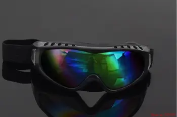 10pcs Outdoor Sport Ski Goggle Men Women Snowboard Snow Glasses Motorcycle Motocross Goggles Clear Lens Anti-Fog Skiing Eyewear