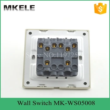MK-WS05008 Impact resistance wholesale classical 4 Gang 2 way switch led touch light switch