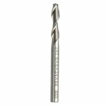 6mm 2 Flute HSS & Aluminium End Mill Cutter CNC Bit Extended Incisive Strong And Durable
