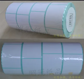 Wholesale 1roll Thermal sticker paper 40x100mm 250sheets waterproof barcode printing paper paper bar code label printing paper