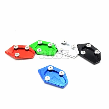 Motorcycle CNC Aluminum Kickstand FootSide Stand Enlarge For YAMAHA YZF-R3 yzf r3 R25 YZF-R25 2016 R300 R250