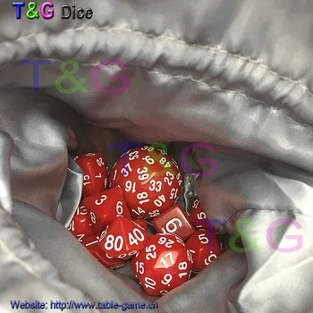 TOP Quality Dice bag Jewelry Packing Velvet bag 6*5.5