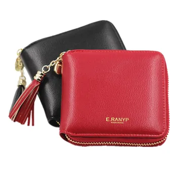 2017 New Women's Short Wallet Tassel Clutch Vintage Ladies Handbag Purse Card Holder Gift  P324