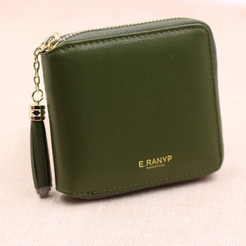 2017 New Women's Short Wallet Tassel Clutch Vintage Ladies Handbag Purse Card Holder Gift  P324