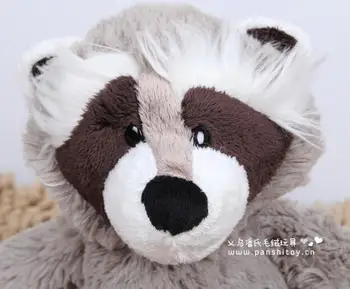1pc 25cm NICI Coon Bear Plush Toys Stuffed Raccoon Plush Dolls Cute Animal Toys Kids Doll Children's Gift Doll